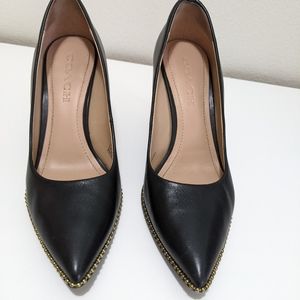 Coach black heels
